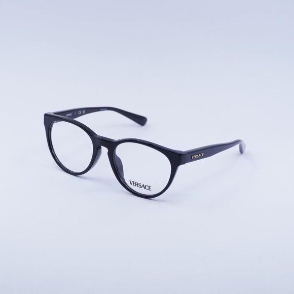 Versace Kids VK3321U GB1 Eyeglasses Black 48mm Cat Eye Frame - Picture 7 of 10